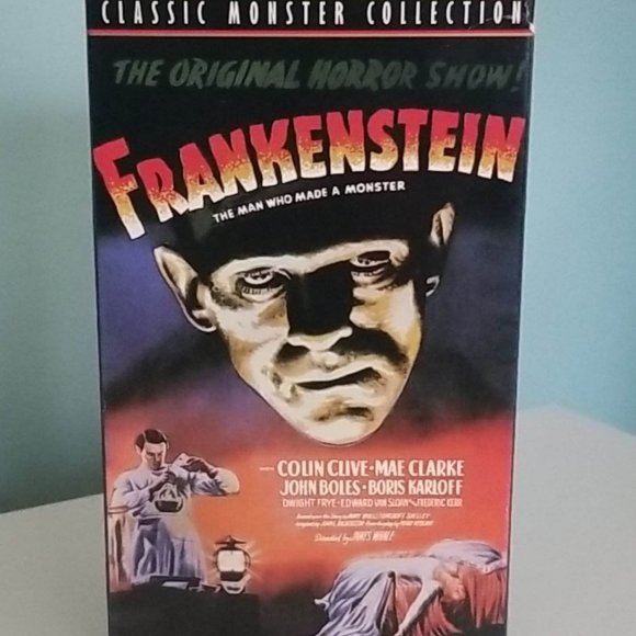 Media | Universal Studios Monsters Frankenstein Vhs Classic Monster ...